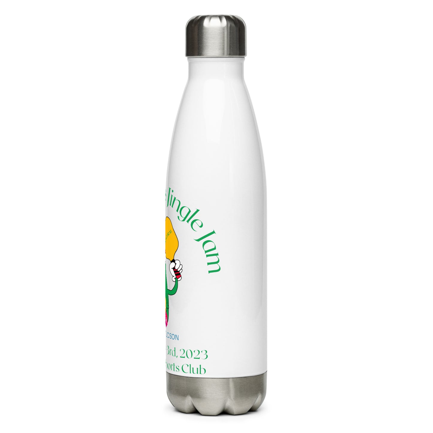 Pickle-icious Jingle Jam Stainless Steel Water Bottle